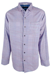 Customer Return Tommy Bahama Men's Big and Tall Dual Lux Gingham Long Sleeve